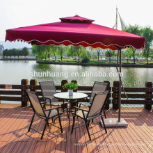 Garden aluminum fabric 5pcs dining sets furniture balcony chairs for outdoor